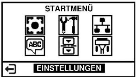 STARTMENÜ ABC EINSTELLUNGEN