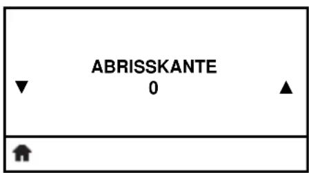 ABRISSKANTE 0 ▲