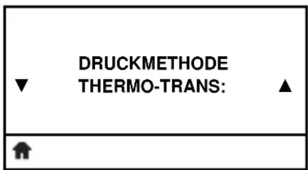 DRUCKMETHODE THERMO-TRANS: ▲