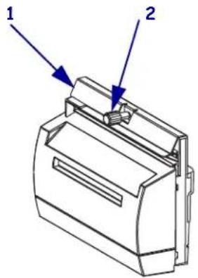 ZEBRA ZT210 - Um das Schneidemodul zu reinigen, führen Sie folgende Schritte aus: - 3