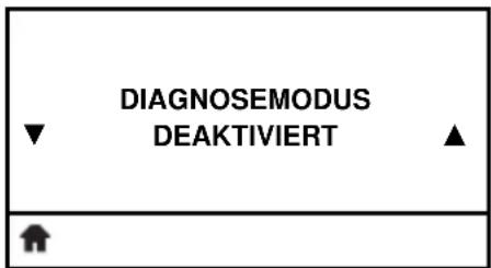 DIAGNOSEMODUS DEAKTIVIERT
