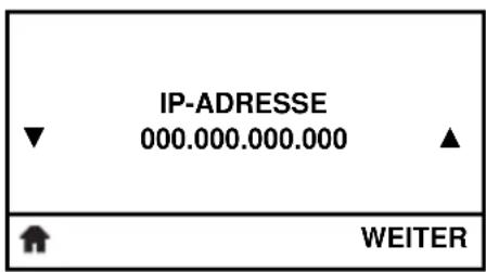 IP-ADRESSE 000.000.000.000 WEITER
