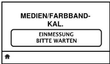 MEDIEN/FARBBAND- KAL. EINMESSUNG BITTE WARTEN