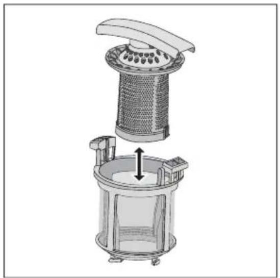 AEG F 65000 W - Wyjmowanie i czyszczenie filtrów - 2