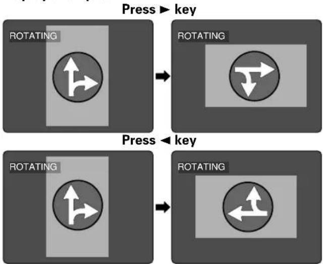 KENWOOD DVT-6200 - Rotating a picture (JPEG files only) - 2