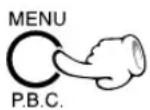KENWOOD DVT-6200 - Playback without using the menu playback function (In case of a P.B.C.-compatible VCD) (To P.B.C. On or Off) - 1