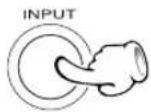 KENWOOD DVT-6200 - Selecting the desired input - 2