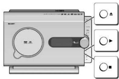 SHARP SD-PX15H - Abspielen einer Disc - 1
