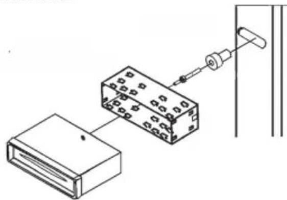 Farenheit CD-507BT - Установка по базовым отверстиям - 4