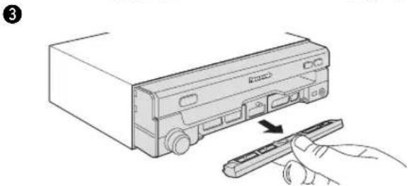 PANASONIC CQ-VD5005W5 - Снимают лицевую панель - 3