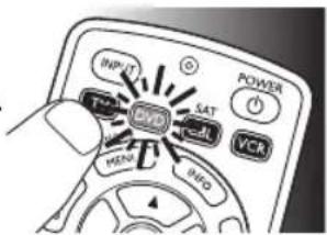 INPUT SAT VCR MENU INFO POWER