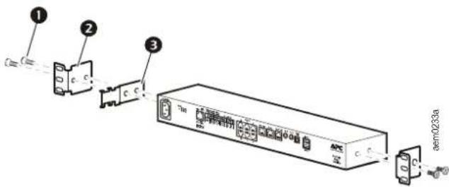 APC NetBotz Rack Monitor 550 - Rack-Installation - 3