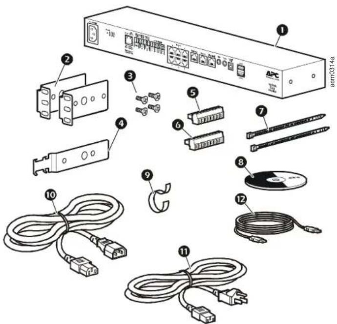 APC NetBotz Rack Monitor 550 - Lieferumfang - 2