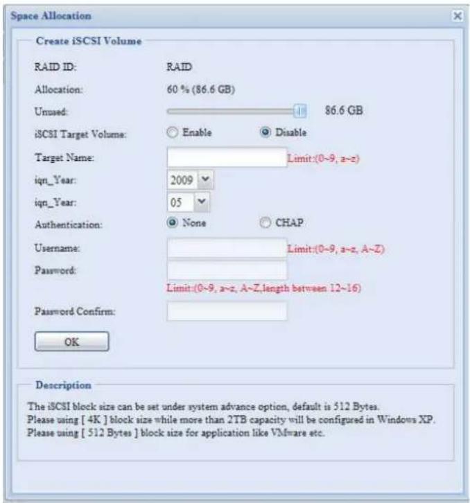 Thecus N8800PRO - n von Speichelsplatz für den iSCSI-Datenträger - 2
