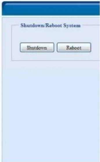 Thecus N8800PRO - Reboot &amp; Shutdown (Neustart &amp; Abschaltung) - 2