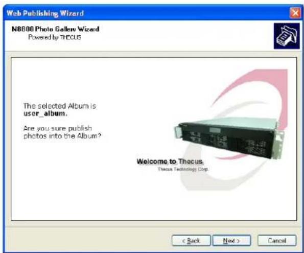 Thecus N8800PRO - Publishing-Assistent von Windows XP - 10