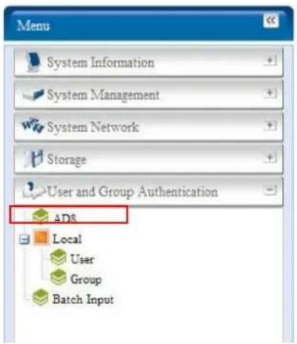 Thecus N8800PRO - ADS/NT Support (ADS-/NT-Unterstützung) - 1