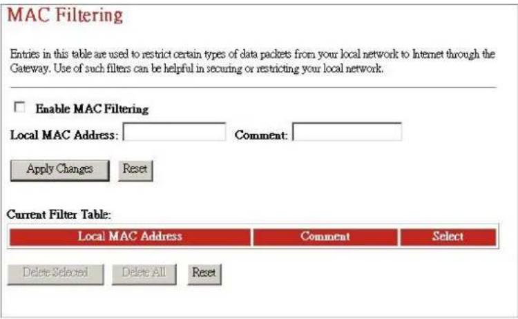 Longshine LCS-WR5-2214-A - MAC Filtern - 1