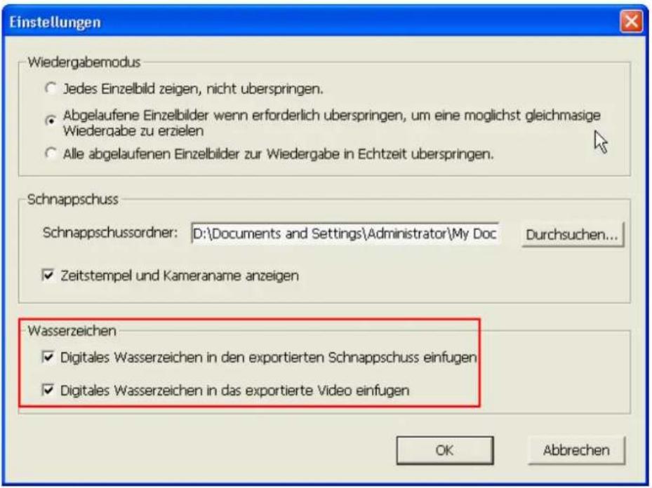 Einstellungen Wiedergabemodus Jedes Einzelbild zeigen, nicht uberspringen. Abgelaufene Einzelbilder wenn erforderlich uberspringen, um eine möglichst gleichmasige Wiedergabe zu erzielen Alle abgelaufenen Einzelbilder zur Wiedergabe in Echtzeit uberspringen. Schnappschuss Schnappschussordner: D:\Docu…