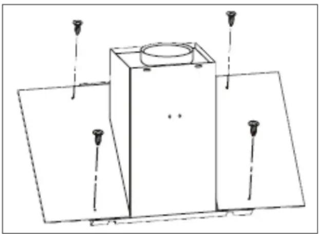 BAUMATIC BE600GL - Attaching the glass canopy - 1