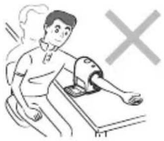 PANASONIC EW3152W - Precauciones para obtener mediciones precisas Siéntese tranquilo y relajado mientras realiza las mediciones. - 1