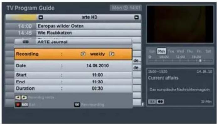 TV Program Guide 14:00 Europas wilder Osten 14:45 Wie Raubkatzen ARTE Journal Recording : weekly Date : 14.06.2010 Start : 19:00 End : 19:30 Duration : 09:30 Recording today MCC start Now recording Mon 14:41 Sun Mon Tue Wed Thu Fri Sat 98:00 12:00 19:00 19:00-19:30 14.06.10 Current affairs Das europäische Nachrichtemagoin 30 Min