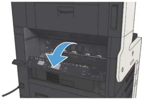 HP LaserJet Enterprise MFP M725z - Beseitigen von Papierstaus im Fixierer - 1