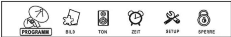 CHANGHONG LED24C2000SD - Menü navigation - 1