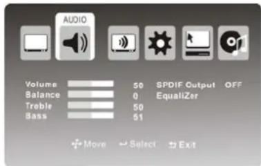 DENVER LDD-2260MC - Audiomenü - 1