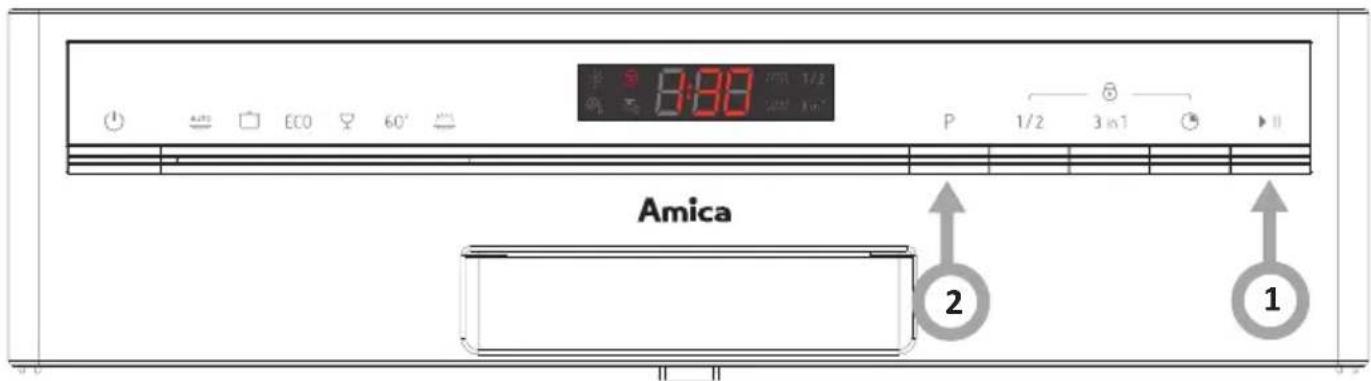 AMICA GSP 14189 SI - Programmwechsel - 1