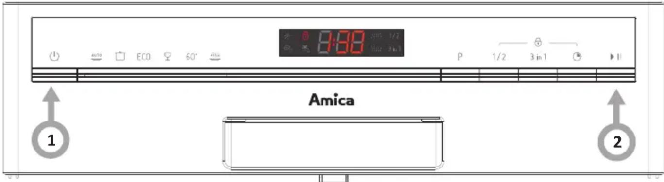 AMICA GSP 14189 SI - VORBEREITUNG DES GERÄTES ZUM GEBRAUCH - 1
