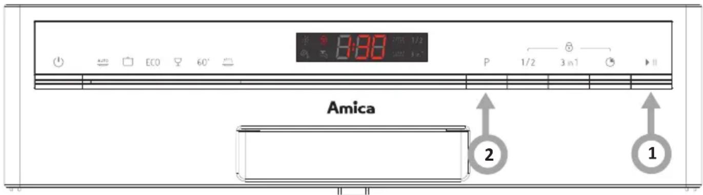 AMICA GSP 14188 SI - Programmwechsel - 1