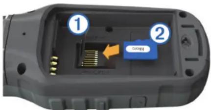 Diagram of an electronic device showing internal components with numbered labels and a blue 'USB' button indicating a specific area.