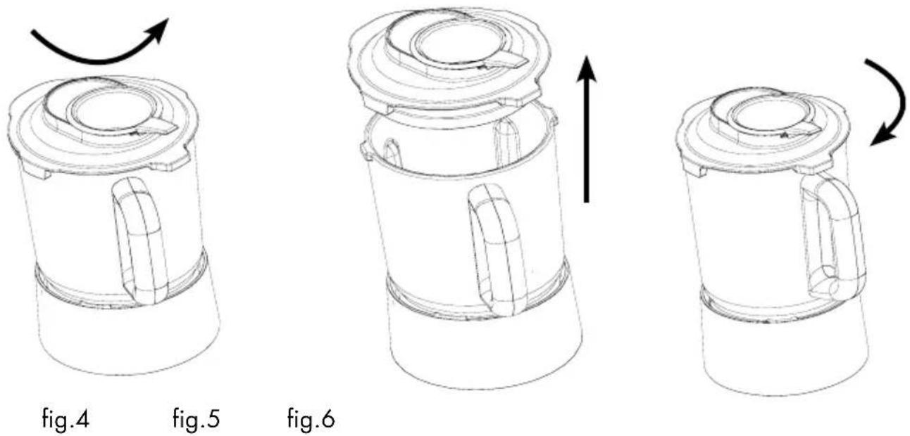 Gastroback 41020 - Lid & Measuring Cup - 1