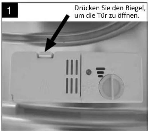 AMICA EGSP 14363 V - Dosierung des Spülmittels - 1