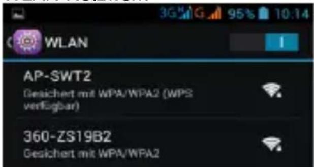 AP-SWT2 Gesichert mit WPA/WPA2 (WPS verfügbar) 360-ZS19B2 Gesichert mit WPA/WPA2
