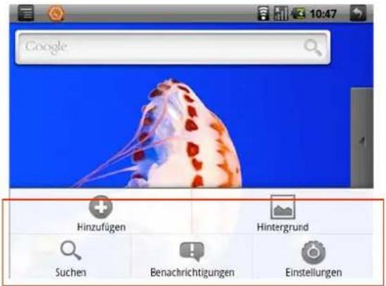 Google Hinzufügen Hintergrund Suchen Benachrichtigungen Einstellungen