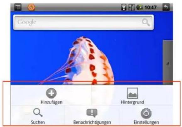 Google Hinzufügen Hintergrund Suchen Benachrichtigungen Einstellungen