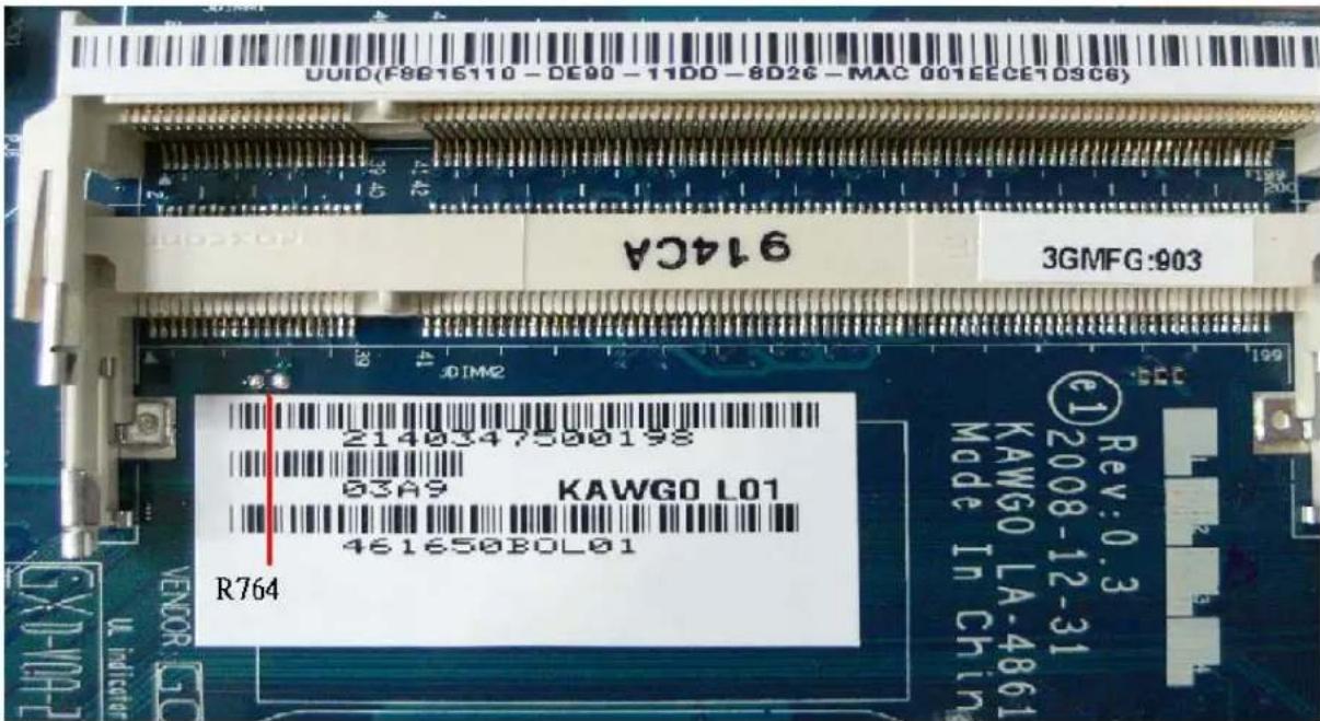 UUID(F8816110-DE90-11DD-8D26-MAC 001EECE103C6) 914CA 3GMFG:903 2140347500198 03A9 KAWGO L01 461650B0L01 R764 e1 Rev:0.3 2008-12-31 KAWGO LA-4861 Made In China