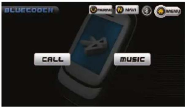 BLUECOOCH PAIRING NAVI MENU CALL MUSIC