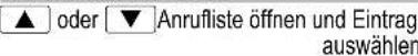 AUDIOLINE PowerTel 50 alarm plus - Anrufliste - 1
