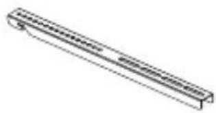 Pure technical line drawing of a mechanical component (no text or symbols)