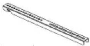 Pure technical line drawing of a mechanical component (no text or symbols)