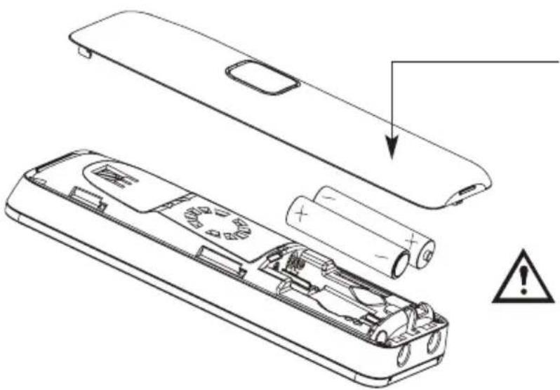 AGFEO DECT 22 - Akkus ins Mobilteil einlegen - 1