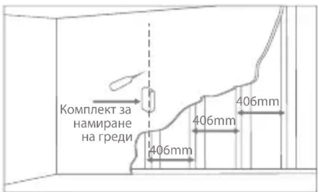 Technical diagram of a mechanical assembly with labeled parts and cross-sectional view