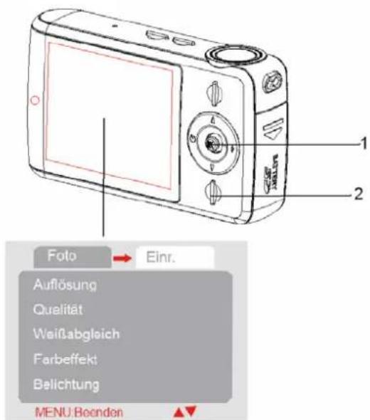 AGFAPHOTO Sensor 505-X - Einrichtungsmenü - 1