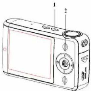 AGFAPHOTO Sensor 505-X - Zwischen Aufnahme und Wiedergabe umschalten - 1