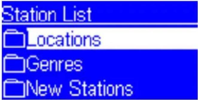 Station List Locations Genres New Stations
