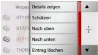 Verpas Details zeigen 07119 Schützen 01721 Nach oben 1/2 01711 Nach unten THOM Eintrag löschen
