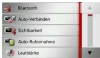Bluetooth Auto-Verbinden Sichtbarkeit Auto-Rufannahme Lautstärke